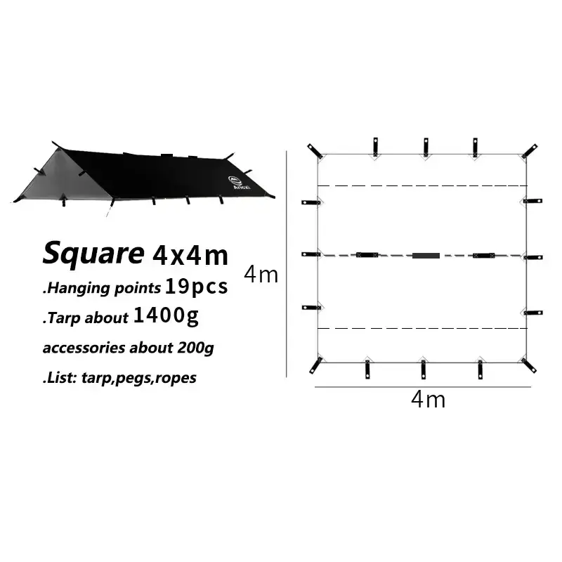 Habicare Outdoor UV resistant Tarp Outdoor UV resistant Tarp