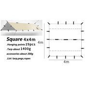 Habicare Outdoor UV resistant Tarp Outdoor UV resistant Tarp