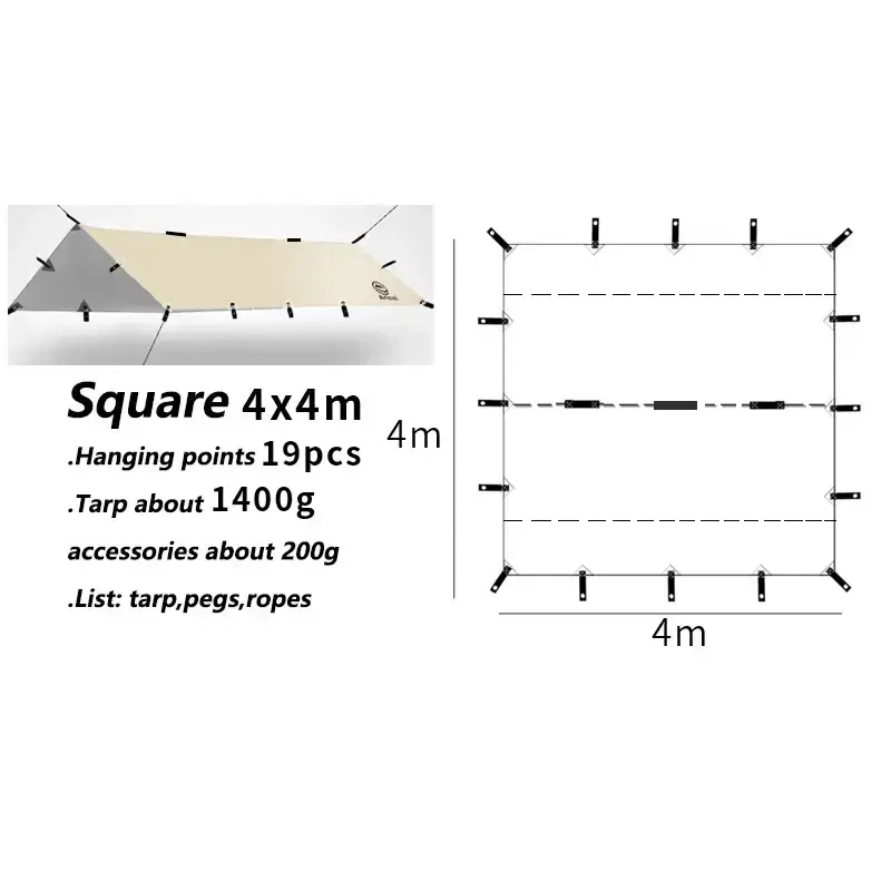Habicare Outdoor UV resistant Tarp Outdoor UV resistant Tarp