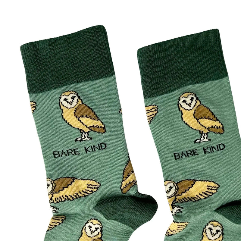 Barekind NZ Socks Save the Barn Owls Bamboo Socks Save the Barn Owls Bamboo Socks