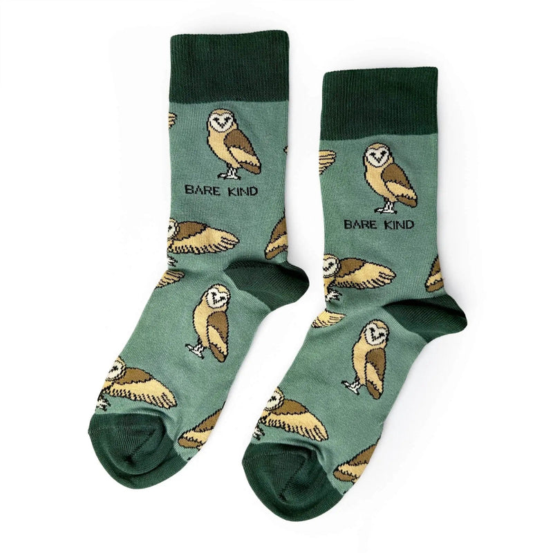 Barekind NZ Socks Save the Barn Owls Bamboo Socks Save the Barn Owls Bamboo Socks