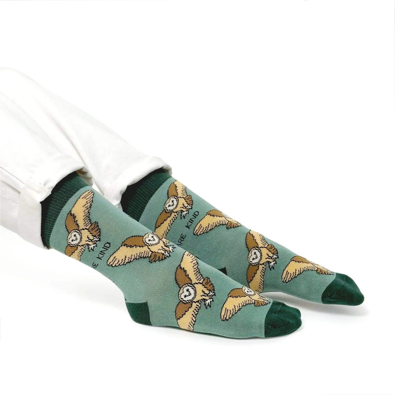 Barekind NZ Socks Save the Barn Owls Bamboo Socks Save the Barn Owls Bamboo Socks