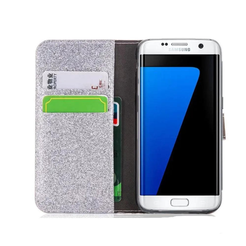 salelink.co.nz Unbranded Samsung S6 Edge Case Samsung Galaxy S6 Edge Leather Wallet Case Kickstand