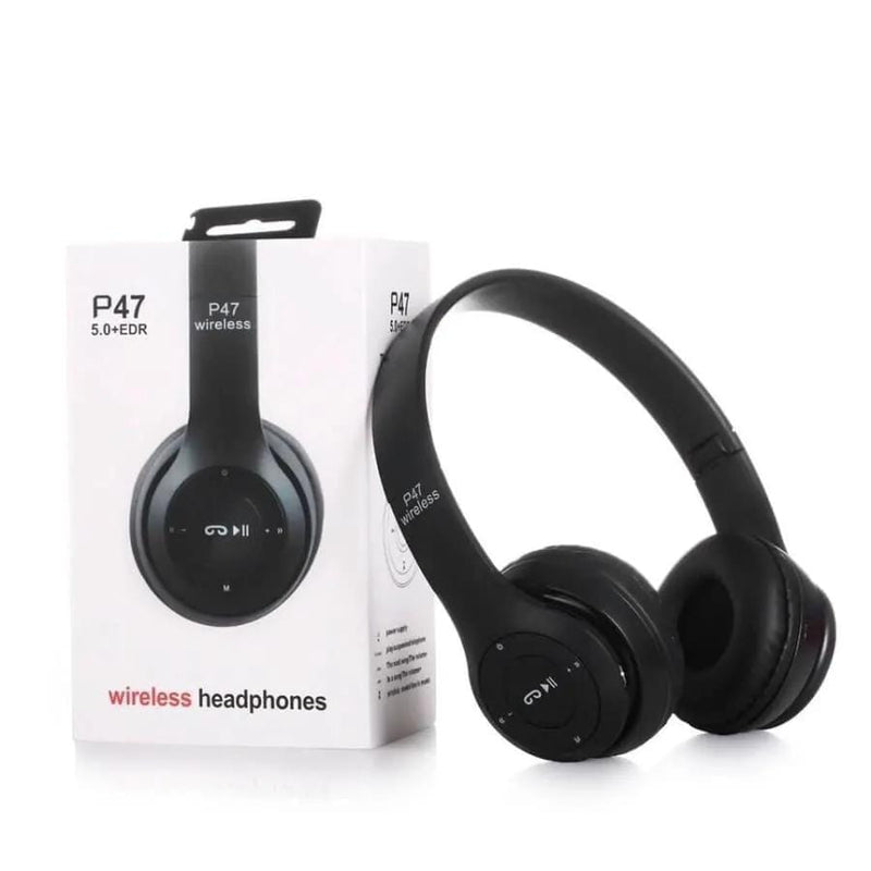 9eight5 Phone/Tablet Accessories P47 Wireless Headphones with Mic P47 Wireless Headphones with Mic