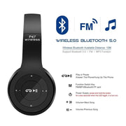 9eight5 Phone/Tablet Accessories P47 Wireless Headphones with Mic P47 Wireless Headphones with Mic