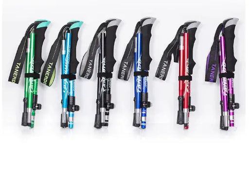 Ultra-Light 5-Section Folding Trekking Pole | Aluminum Alloy Hiking Pole – view 2