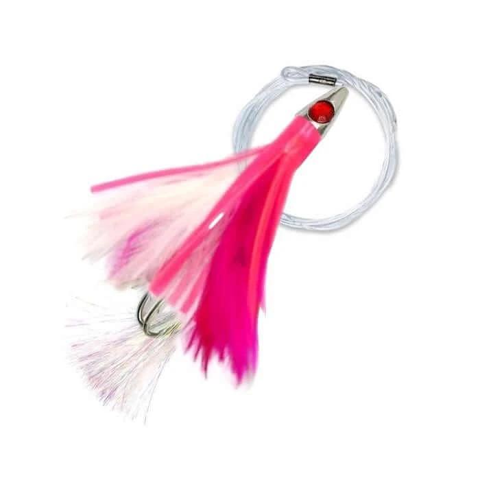 Kilwell Sports Ltd Lures Pacific Teaser - Pink/White - Rigged Pacific Teaser Kilwell Pink White Rigged Tuna Lure