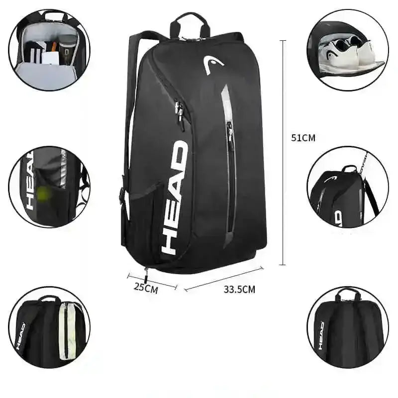 Padel Racket / Tennis Racket Backpack (5 colours available) – view 4