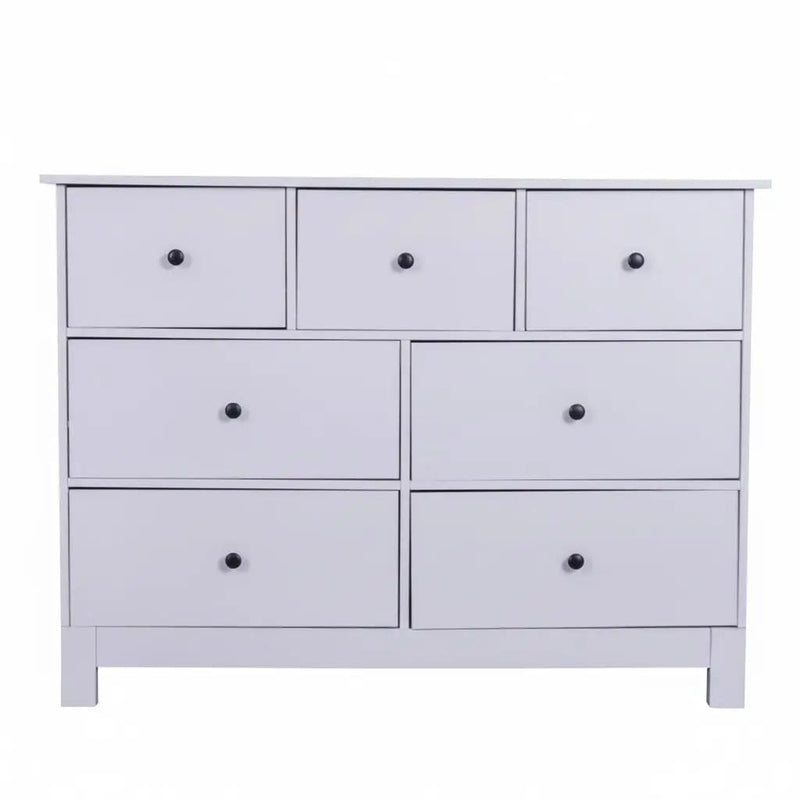 sue-e furniture Low boys 'Pamela' Chest of 7 White Drawers 'Pamela' Chest of 7 White Drawers