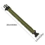 Habicare SS Paracord Survival Bracelet Habicare Camo Paracord Survival Bracelet with Whistle