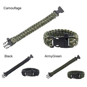 Habicare SS Paracord Survival Bracelet Habicare Camo Paracord Survival Bracelet with Whistle