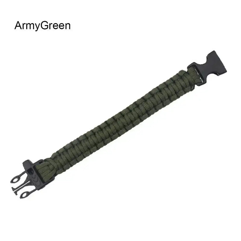 Habicare SS Paracord Survival Bracelet Habicare Camo Paracord Survival Bracelet with Whistle