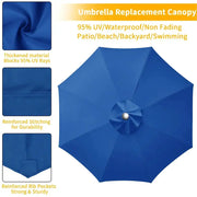 Parasol Replacement Cover – 6 or 8 Ribs (6 colours available) – view 11