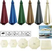 Parasol Replacement Cover – 6 or 8 Ribs (6 colours available) – view 1