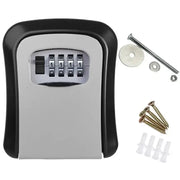Habicare HBC Key Lock Box (available in grey, black, red & blue) Habicare 4-Digit Combination Key Lock Box