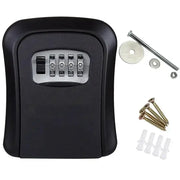 Habicare HBC Key Lock Box (available in grey, black, red & blue) Habicare 4-Digit Combination Key Lock Box