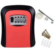 Habicare HBC Key Lock Box (available in grey, black, red & blue) Habicare 4-Digit Combination Key Lock Box