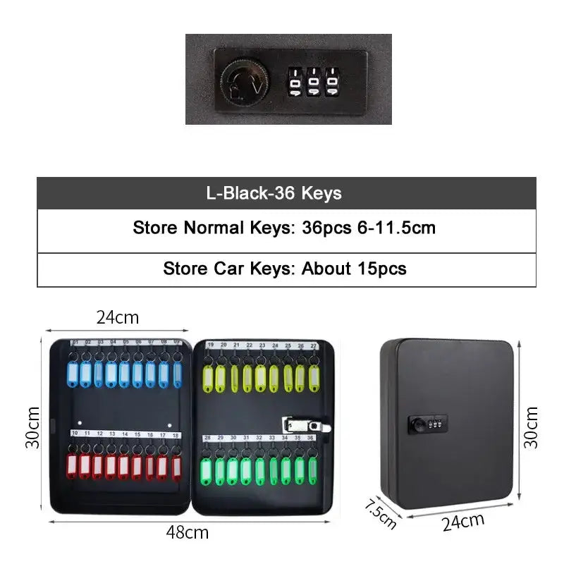 Password Key Lock Storage Box (different sizes available) – view 18