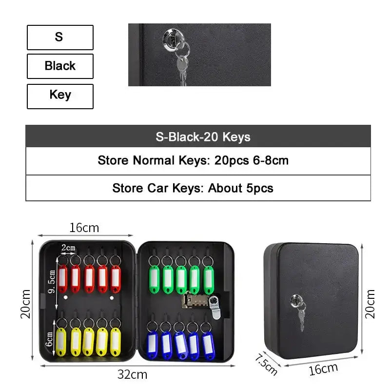 Password Key Lock Storage Box (different sizes available) – view 21