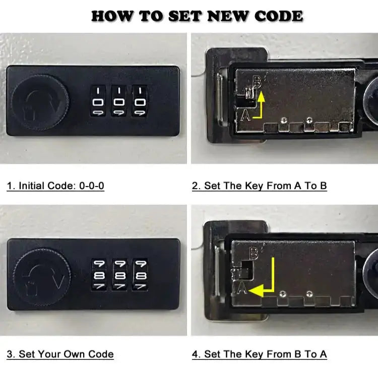 Password Key Lock Storage Box (different sizes available) – view 12