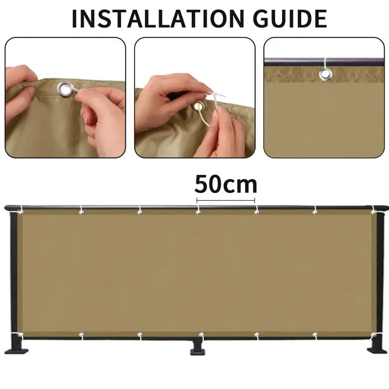 Habicare SS Patio Privacy Screen (3 colours available) Patio Privacy Screen (3 colours available)