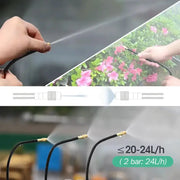 PE Hose with Adjustable Misting Sprayer & Pump Kit for Garden (different sizes available) – view 6