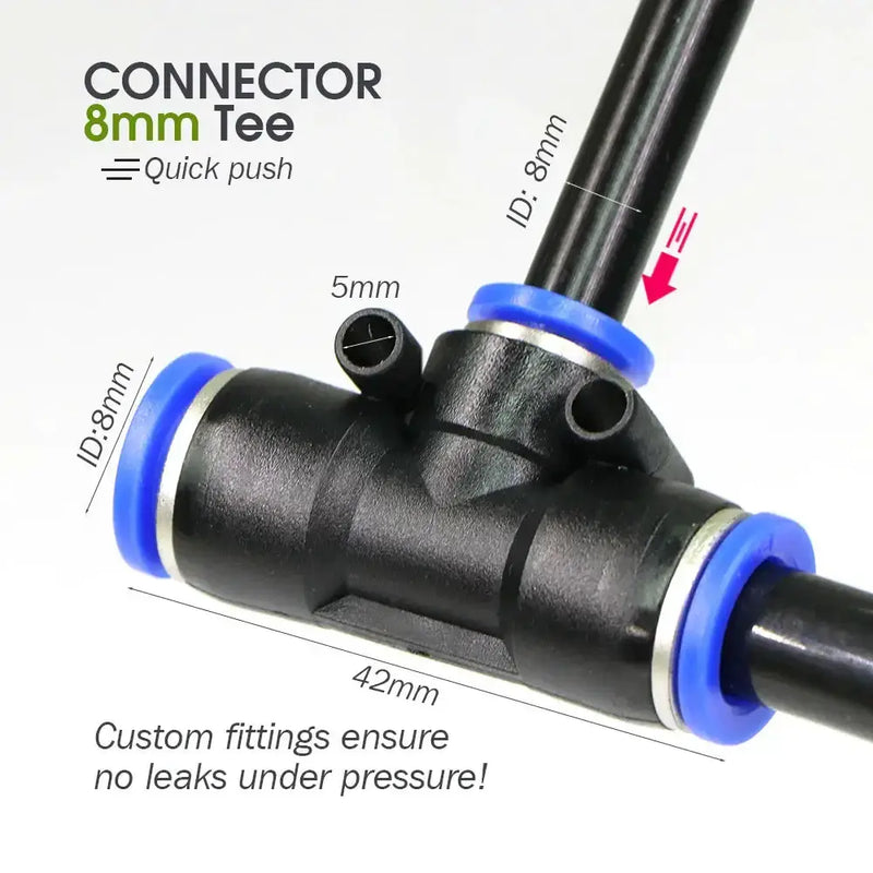 PE Hose with Adjustable Misting Sprayer & Pump Kit for Garden (different sizes available) – view 3