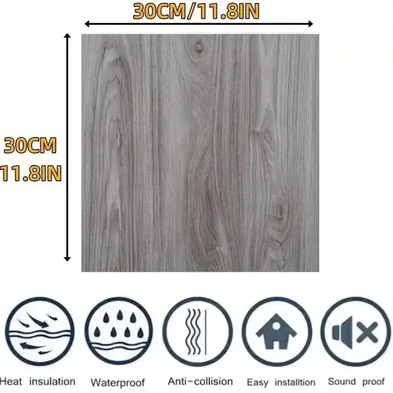 Peel & Stick Waterproof Vinyl Plank Flooring (4 sizes & 10 designs available) – view 13