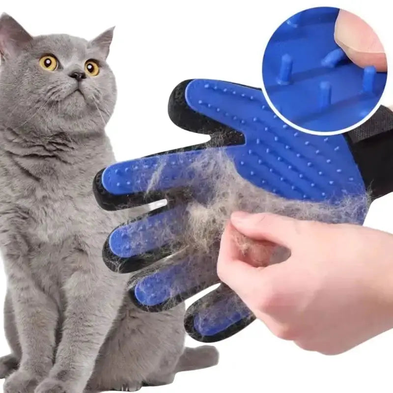 Habicare SS Pet Grooming Gloves (1/2PCS) – Two-Sided Hair Removal Pet Grooming Gloves (1/2PCS) – Two-Sided Hair Removal