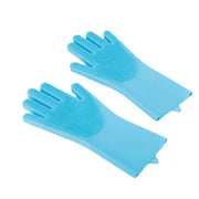 Habicare SS Pet Grooming Gloves Silicone (Pink & Blue) Pet Grooming Gloves Silicone (Pink & Blue)