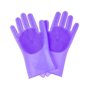Habicare SS Pet Grooming Gloves Silicone (Pink & Blue) Pet Grooming Gloves Silicone (Pink & Blue)