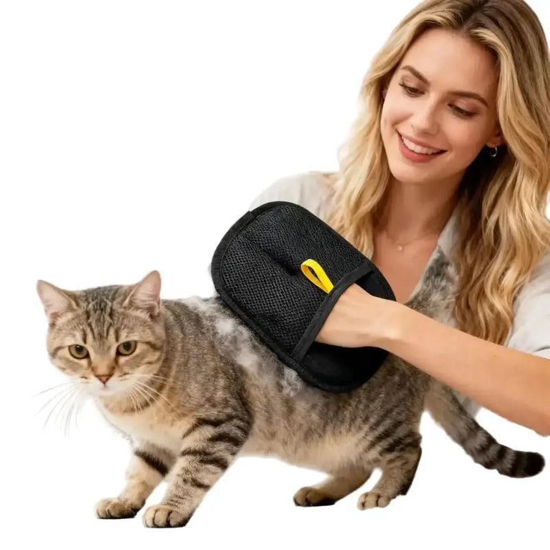 Habicare SS Pet Hair Removal Gloves – Reusable Double-Sided Pet Hair Removal Gloves – Reusable Double-Sided