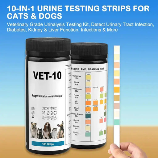 Habicare 9eight5 Pet Urine Testing Strips (x 100) Habicare Pet Urine Test Strips - 100 Count