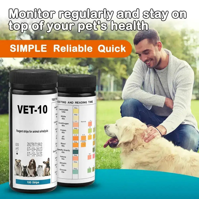 Habicare 9eight5 Pet Urine Testing Strips (x 100) Habicare Pet Urine Test Strips - 100 Count