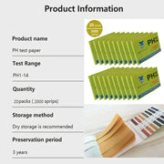 Habicare HBC PH Litmus Paper Test Strips – 2000 Strips PH Litmus Paper Test Strips – 2000 Strips