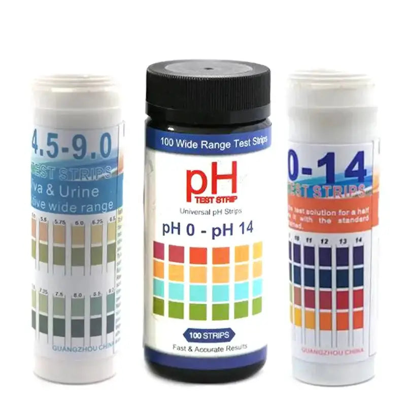 PH Test Strips – 0-14 / 4.5-9.0 Range, 100/150 Strips for Saliva & Urine Testing – view 1