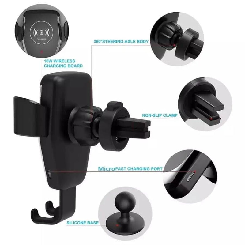 9eight5 Phone/Tablet Accessories Phone Holder & Wireless Charger Phone Holder & Wireless Charger