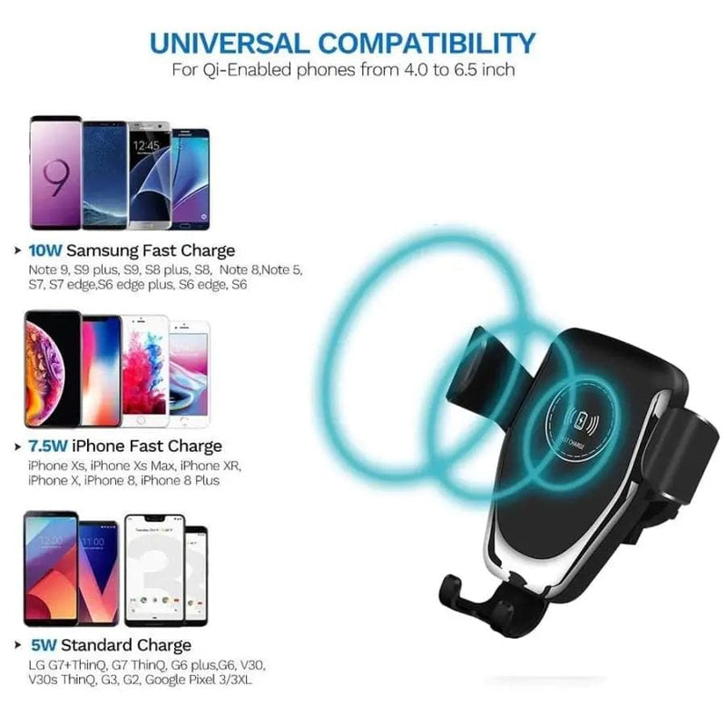 9eight5 Phone/Tablet Accessories Phone Holder & Wireless Charger Phone Holder & Wireless Charger