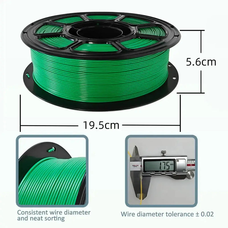PLA+ High-Speed 3D Printer Filament 1.75mm (1KG) (different colours available) – view 3