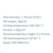 PLA+ High-Speed 3D Printer Filament 1.75mm (1KG) (different colours available) – view 6