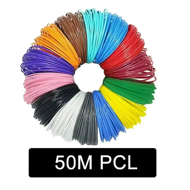 Habicare SS PLA/PCL 3D Printing Pen Filament 1.75mm (9–100m) PLA/PCL 3D Printing Pen Filament 1.75mm (9–100m)