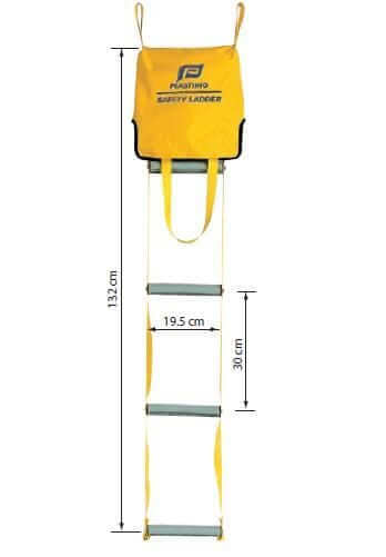 Plastimo Safety Ladder 4 Steps For Boats Quick Reboarding Onboard Safety Tool For Sailors And Crew – view 3