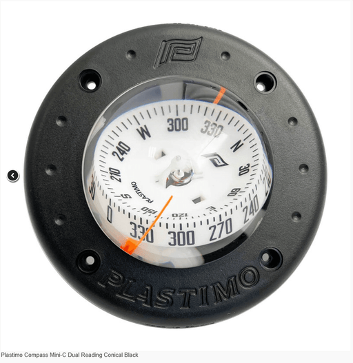 Plastimo Mini C Dual Reading Compass Conical Black Reliable For Dinghy Sailors And Cruisers – view 5