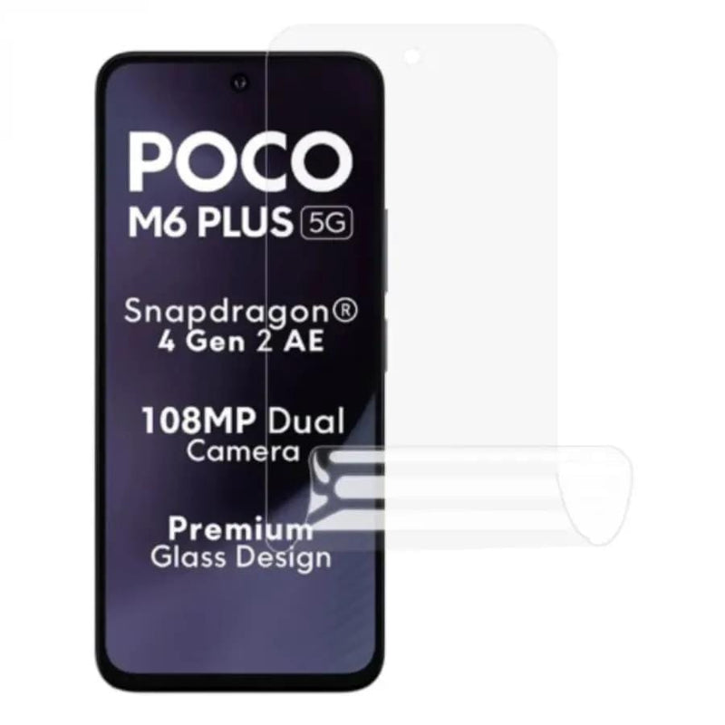 9eight5 Screen protector Hydrogel Screen Protector for POCO M6 Plus 5G Hydrogel Screen Protector for POCO M6 Plus 5G