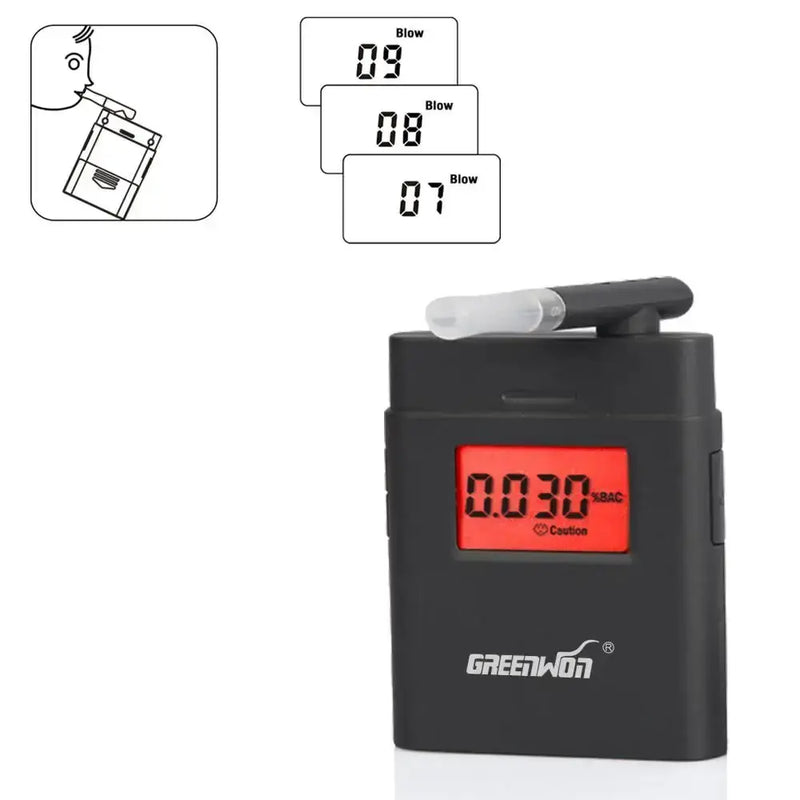 Habicare HBC Police Style Alcohol Tester – Breathalyzer Police Style Alcohol Tester – Breathalyzer