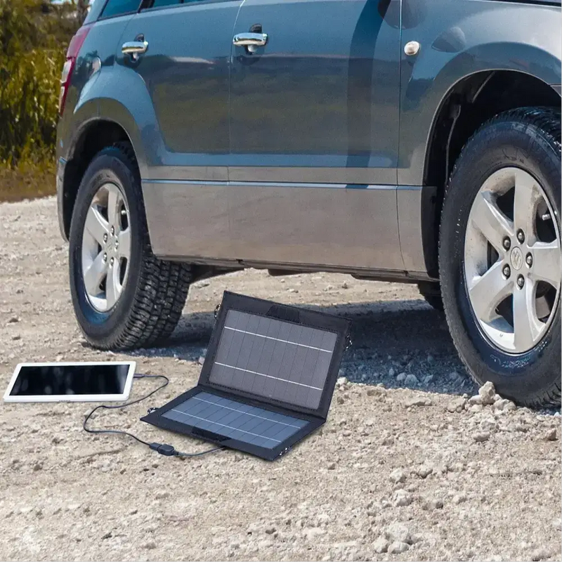 Habicare SS Portable 10W Solar Panel USB Output Portable 10W Solar Panel USB Output