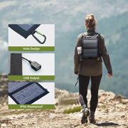 Habicare SS Portable 10W Solar Panel USB Output Portable 10W Solar Panel USB Output