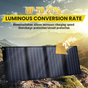 Habicare SS Portable 120W Solar Charging Panel Waterproof Portable 120W Solar Charging Panel Waterproof