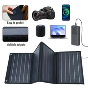Habicare SS Portable 120W Solar Charging Panel Waterproof Portable 120W Solar Charging Panel Waterproof