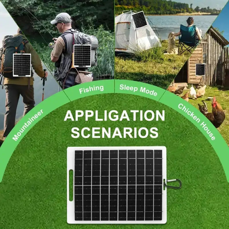 Habicare SS Portable 6V 10W Solar Charger Panel Portable 6V 10W Solar Charger Panel